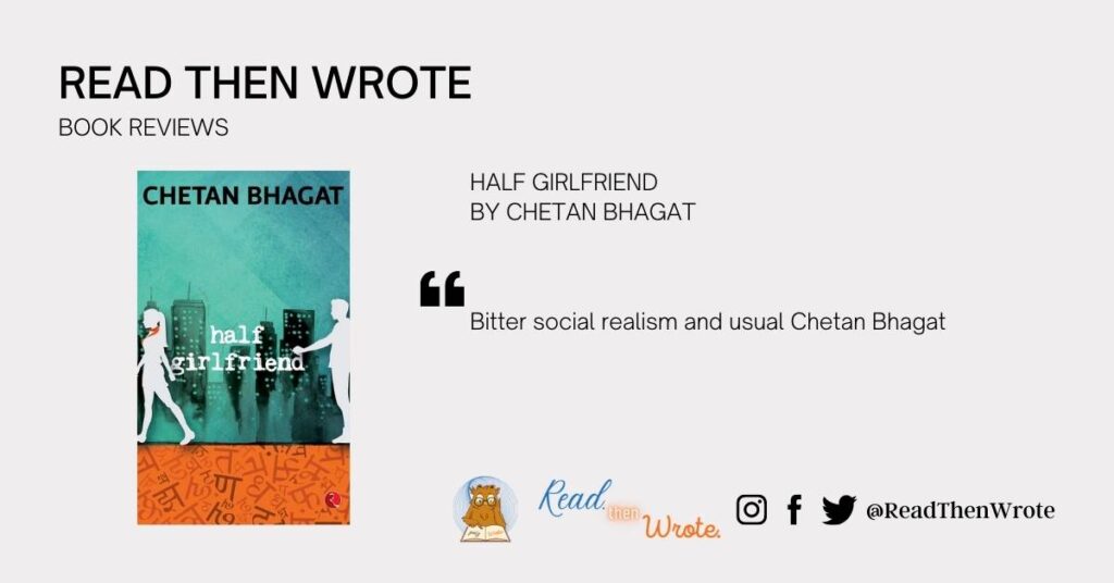 Half Girlfriend book review chetan bhagat