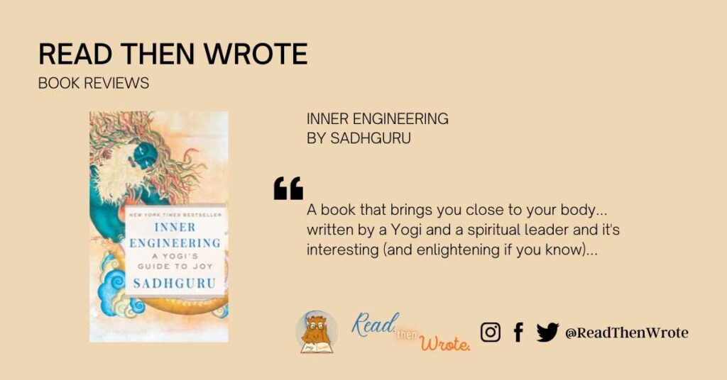 Inner Engineering by Sadhguru book review